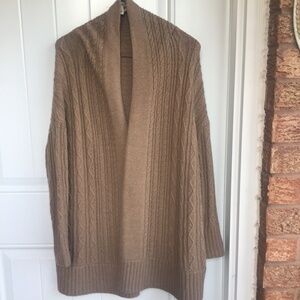 Wool Open  Cardigan
